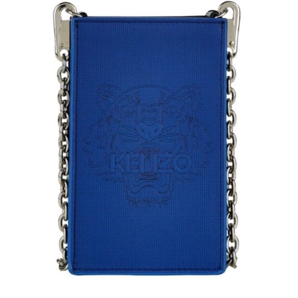 Kenzo blue phone case holder authentic
